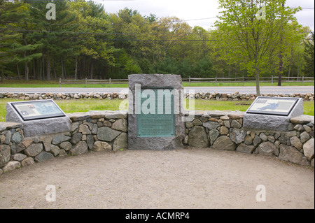 Paul Revere Capture Site Minuteman National Park Concord Massachusetts Stockfoto