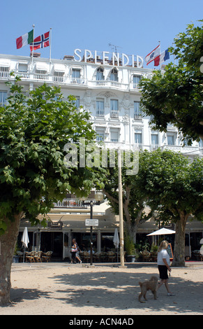 Hotel Splendid in Cannes an der Côte d ' Azur Stockfoto