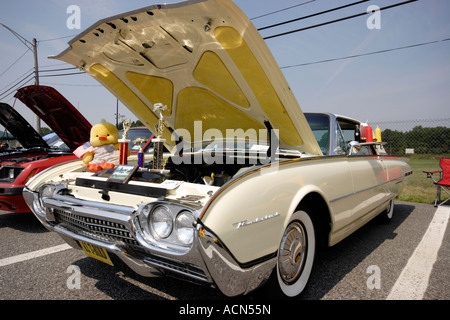 1962 Ford Thunderbird bei Oldtimer-Show Stockfoto