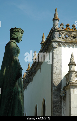 Fassade des Museu da Rainha D. Leonor in dem ehemaligen Kloster unserer lieben Frau der Empfängnis in der Stadt von Beja in der Region Alentejo, Portugal Stockfoto