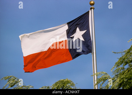 Six Flags over Texas Texaner Sterne rote weiß blau Streifen Stockfoto