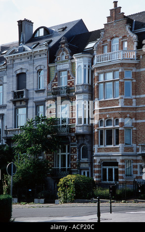 Villa Germaine Square Ambiorix Brüssel Belgien Stockfoto