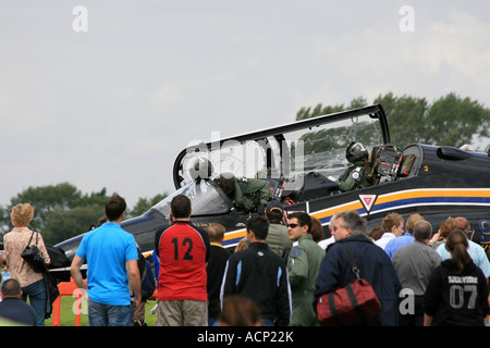 RAF Hawk Jet-Schulflugzeug Stockfoto