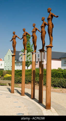 Bogen der Engel Port Marina Portishead Somerset England Stockfoto