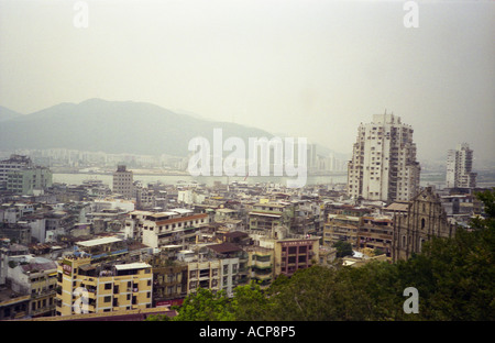 Ein Blick über Macau Stadt, einer Region von China Stockfoto