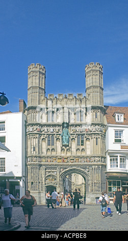 Christchurch-Tor der Kathedrale von Canterbury In Kent, England Stockfoto