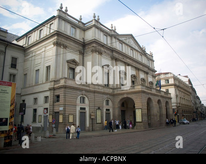 Das Teather Scala in Mailand, Lombardei, Italien, eu Stockfoto