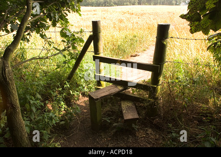 Stil auf Wanderweg in der Nähe von Whitegate Vale Royal Cheshire Stockfoto