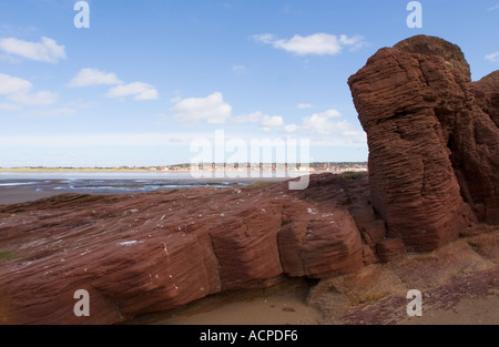 Hoylake von Hilbre Insel Dee Mündung Stockfoto