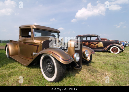 Bottrop Kustom Kulture 2007 Hot Rods Kustoms Kreuzer Kunst auf dem Flugplatz in Bottrop Kirchhellen Stockfoto