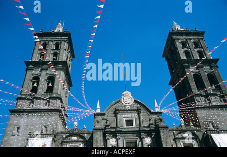 Mexiko, Puebla, Kathedrale Stockfoto