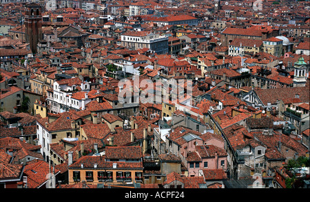 Dächern hohe Aussicht auf die Stadt Florenz Italien Stockfoto