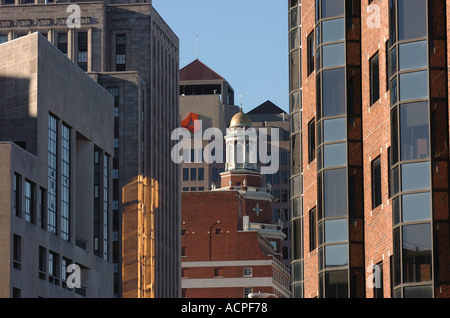 Innenstadt von Gebäuden New Haven Connecticut Vereinigte Staaten USA Stockfoto