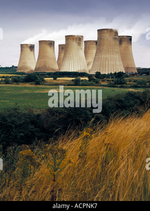 Kühltürme am Ratcliffe auf Soar Kraftwerk Stockfoto