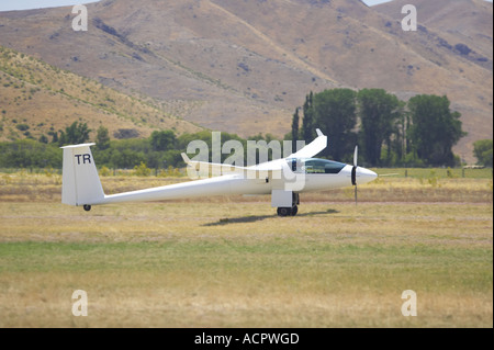 Stemme Motorseglers Omarama North Otago Neuseeland Südinsel Stockfoto