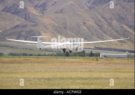 Stemme Motorseglers Omarama North Otago Neuseeland Südinsel Stockfoto