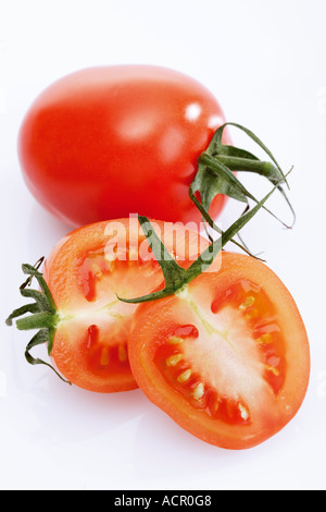Tomaten, erhöhten Blick Stockfoto