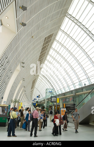 Avignon Frankreich TGV-Bahnhof Stockfoto