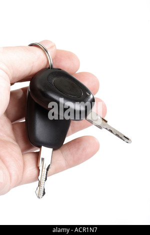 Mann, Autoschlüssel, close-up Stockfoto