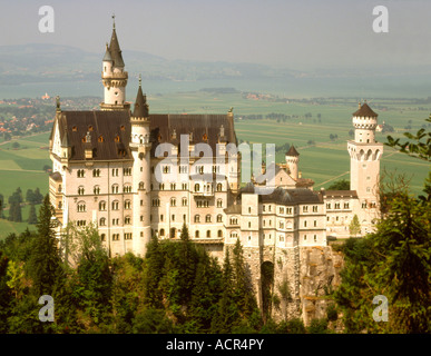 Deutschland. Bayern. Schloss Neuschwanstein Stockfoto