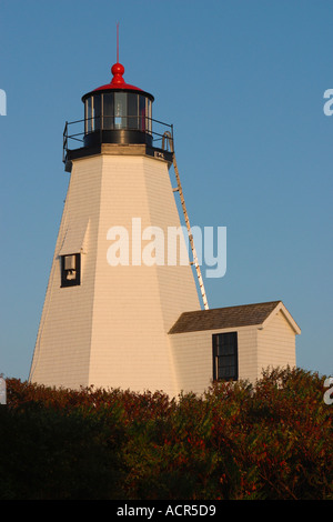 Gurnet Point Lighthouse Plymouth Massachusetts Stockfoto