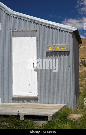 Alte Frau Hütte alte Frau Bereich Central Otago Südinsel Neuseeland Stockfoto