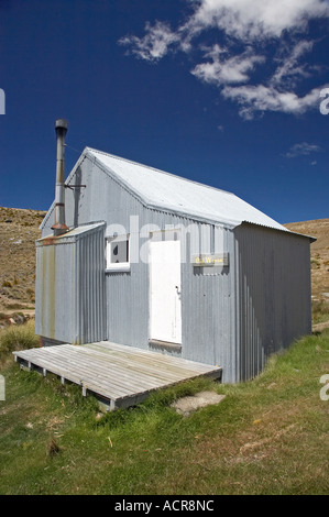 Alte Frau Hütte alte Frau Bereich Central Otago Südinsel Neuseeland Stockfoto