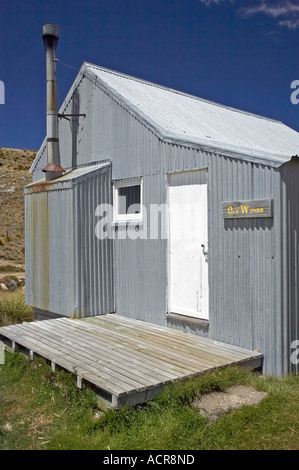 Alte Frau Hütte alte Frau Bereich Central Otago Südinsel Neuseeland Stockfoto