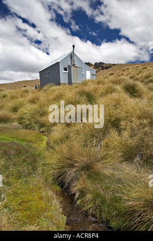 Alte Frau Hütte alte Frau Bereich Central Otago Südinsel Neuseeland Stockfoto