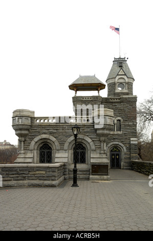Schloss Belvedere Central Park New York USA Stockfoto
