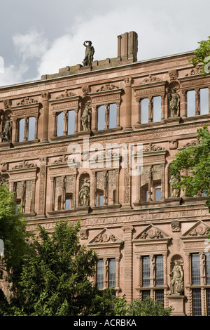 Schloss (Burg) und Deutsches Apotheken Museum (Deutsch Pharmceutical), Heidelberg, Deutschland Stockfoto