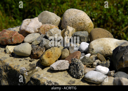 Hommage Steinen Massengrab Bestattung Bergen-Belsen senken Sachsen Deutschland deutsche Deutsch Deutschland KZ 1942 1945 Stockfoto