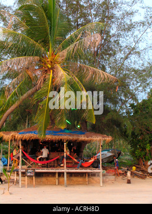 Strandbar Koh Tao Thailand Stockfoto