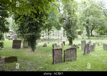 Alter jüdischer Friedhof, Worms, Deutschland Stockfoto