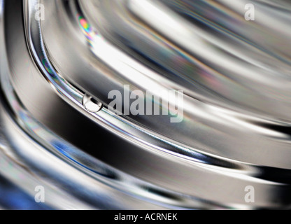 Mineralwasser Flasche Nahaufnahme Stockfoto