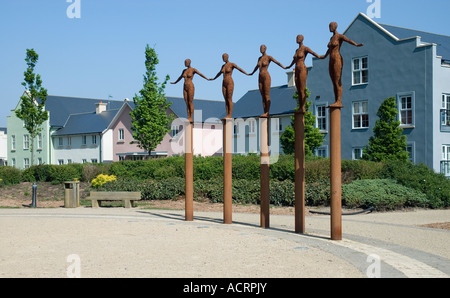 Bogen der Engel Port Marina Portishead Somerset England Stockfoto