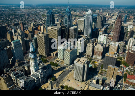 Luftaufnahme von Philadelphia Pennsylvania Stockfoto