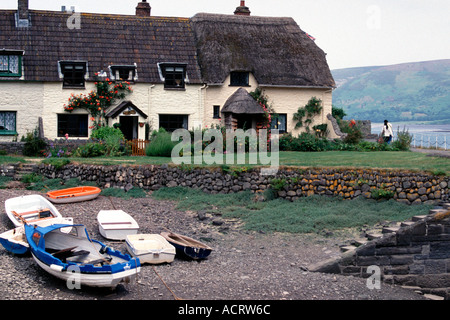 Porlock Weir Exmoor Somerset England Stockfoto