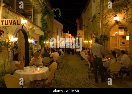 Alacati-Abende, in der Nähe von Cesme Ägäis Türkei Stockfoto