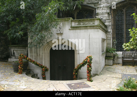 Kirche St Olave Hart Street in der City of London Stockfoto