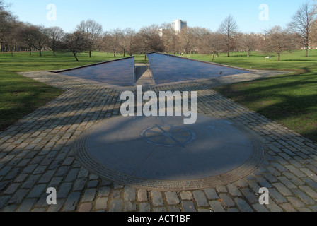 Kriegsdenkmal in Westminster Green Park zu den kanadischen Streitkräften Stockfoto