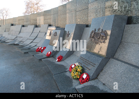 Kriegsdenkmal in Westminster Hyde Park Corner, den australischen Streitkräften Stockfoto