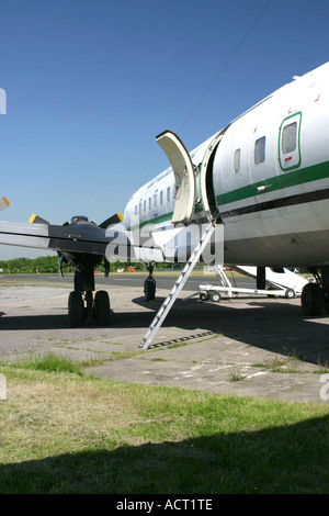 Heck-Ansicht eine Douglas DC-6A Biggin Hill International Air Messe 2006 Stockfoto