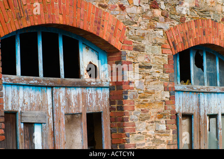 Gebäude in der alten Gerberei in Bain-de-Bretagne-Frankreich Stockfoto