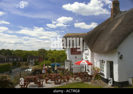 Claycutters Arms Pub, Chudleigh Knighton, Dartmoor National Park, Devon, UK. Stockfoto