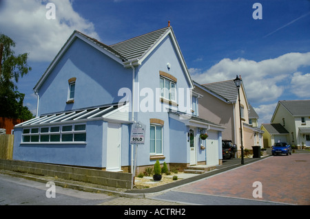 Neue Eigenschaft bei Chudleigh Knighton, Dartmoor National Park, Devon, UK. Stockfoto