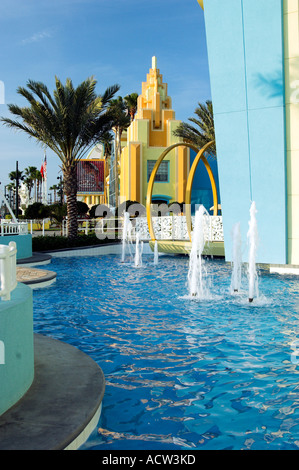 Ron Jon Surf Shop speichern außen Brunnen in Cocoa Beach Florida Stockfoto