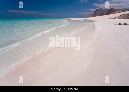 Die blaue Lagune von Qalansiya Socotra Island Jemen Stockfoto