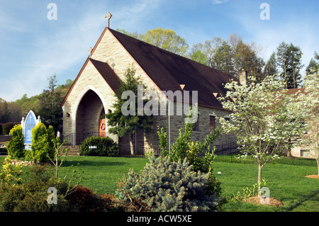 St. Mary s römisch-katholische Kirche in Gatlinburg, Tennessee USA Stockfoto