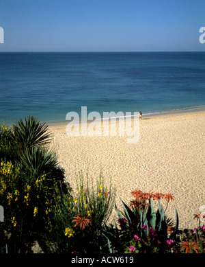 PORTUGAL ALGARVE ARMACO DE PERA STRAND UND DEN ATLANTISCHEN OZEAN Stockfoto